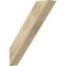 Ekena Millwork 4"W x 18"D x 22"H Traditional Rough Sawn Knee Brace, Douglas Fir BRC04X18X22TRA00RDF - alternate 1
